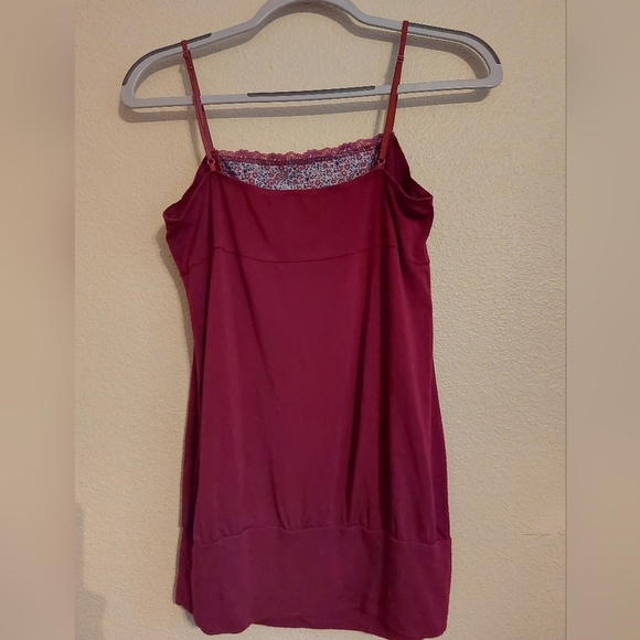 Womens Top, Large, Tank/Undershirt- Wine and Blue - Picture 5 of 11